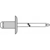 Gesipa aklinė kniedė Al/Plienas 5x25mm Didelė galvutė K14 Suspaudimo diapazonas 15,0-20,0mm (250 vnt. pakuotė) 1454126