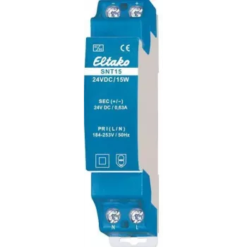 Eltako SNT15-24VDC/15W DIN bėgio maitinimo šaltinis 24V DC 15W 0.625A 20000168