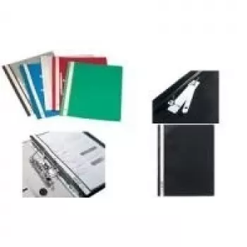 DURABLE ataskaitų segtuvas su slankiojančiu mechanizmu A4+ mėlynas, 25 vnt. paketas 258010
