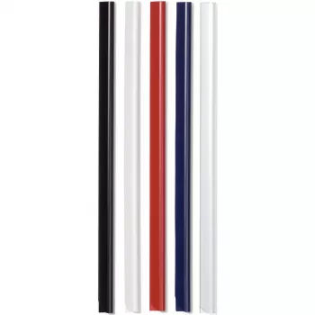 DURABLE suspaudimo juostelės A4 3 mm, 50 vnt. pakelis, juodos 293001