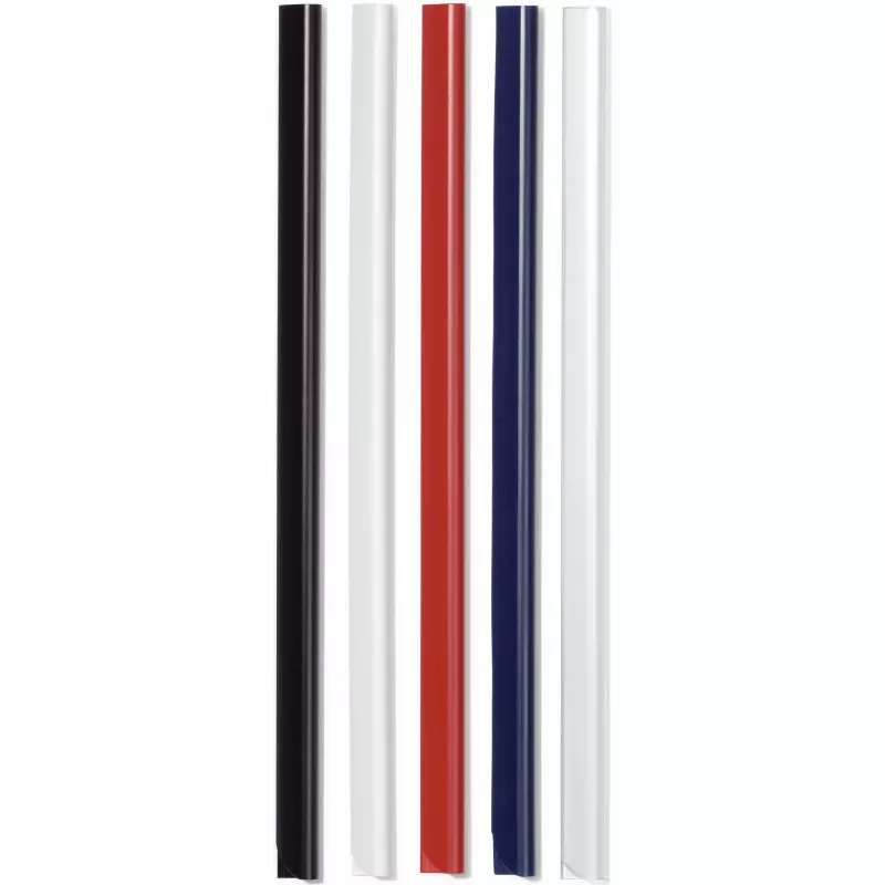 DURABLE suspaudimo juostelės A4 3 mm, 50 vnt. pakelis, juodos 293001