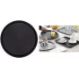 Esmeyer OHIO apvali padėklas, juodas plastikinis, gumuotas neslystantis paviršius, 35 cm 307-016