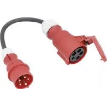 AS Schwabe 61376 maitinimo adapterio kabelis 16 A, juodas, 0,3 m