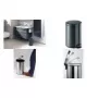 DURABLE pedalų šiukšlių kibiras metalinis 20L apvalus sidabrinis 341258