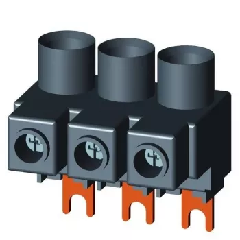 Siemens 3RV29255EB įvadinis gnybtas 3RV2.5/3RV2.6 variklio starterio apsaugams, 3 polių, 115 A, varžtinė jungtis