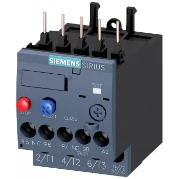 SIEMENS SIRIUS 3RU21 šiluminė apsaugos relė 1,8-2,5A S00 varžtiniai gnybtai 3RU21161CB0