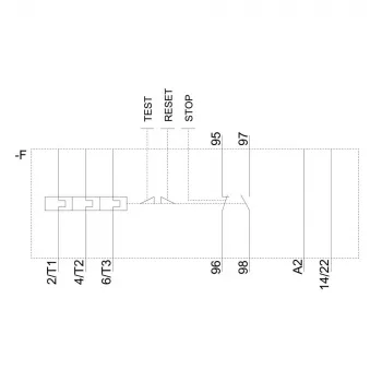 SIEMENS SIRIUS 3RU21 šiluminė apsaugos relė 1,8-2,5A S00 varžtiniai gnybtai 3RU21161CB0
