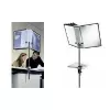 DURABLE SHERPA® Stalviršio spaustukas 10 - A4 informacinių panelių sistema, 10 panelių, 5 spalvos, 360° sukimasis 581800