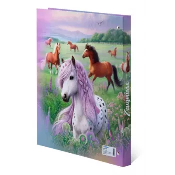 HERMA Zeugnisringbuch Pferdewelt, DIN A4, tvirto kartono, tvirtas viršelis, visiškai išspausdintas - 1 vnt. (20159)