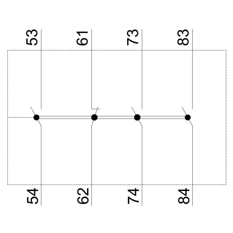 Siemens Pagalbinis kontaktų blokas 3RH2911-2GA31, 1 NO + 1 NC, varžtiniai gnybtai, priekinis montavimas