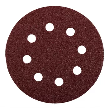 kwb 491924 šlifavimo diskai 125 mm, grūdėtumas 60, 5 vnt., su Velcro tvirtinimu, aliuminio oksidas, medienai, metalui, dažams