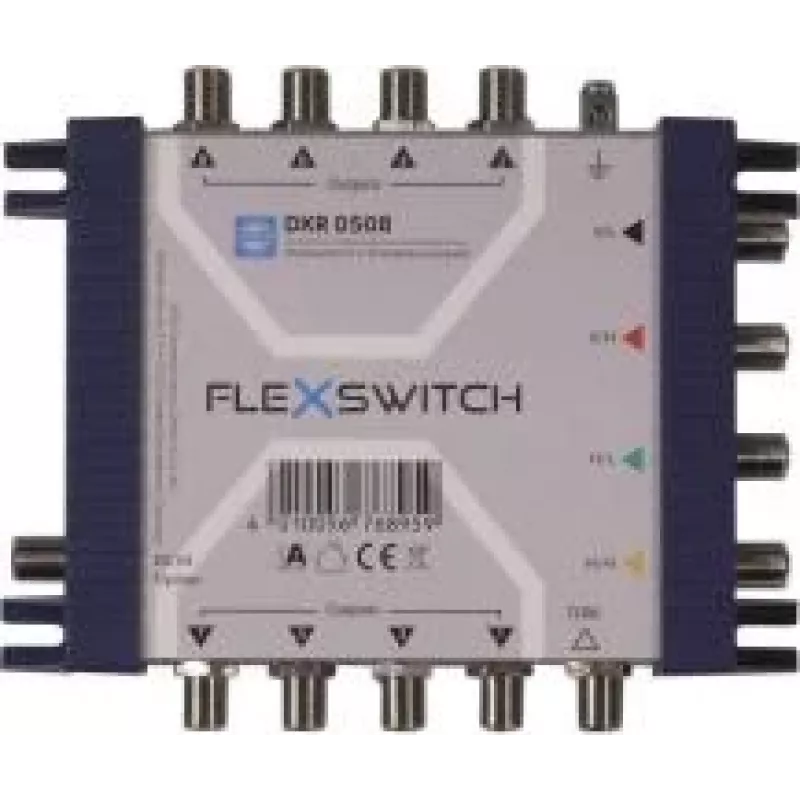 WISI FLEXSWITCH DXR0508 Multiswitch 5 in 8 Receiver-Powered Passive Cascadable
