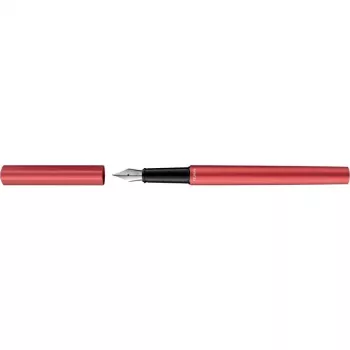 Pelikan Ineo Elements rašiklis su plunksna, Fiery Red, metalinis matinis anoduotas, poliruoto nerūdijančio plieno plunksna M, 1 vnt. (300009909)