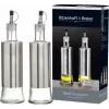 Ritzenhoff & Breker BASIC acto ir aliejaus butelių rinkinys, stiklas su nerūdijančio plieno apdailu, 250 ml, 2 dalių 823523