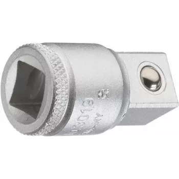 Gedore 3019 lizdų adapteris 1/2 inch moteriškas į 3/4 inch vyrišką, 44 mm, chromo vanadžio plienas 6236010