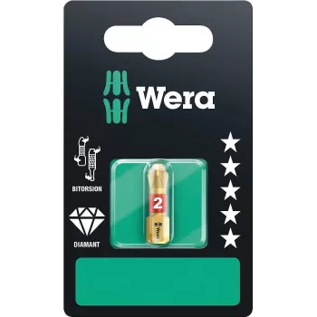 Wera 851/1 BDC SB Phillips PH 2 x 25 mm deimantu padengtas BiTorsion antgalis 05073335001