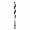 kwb medienos spiralinis grąžtas 4 mm, bendras ilgis 75 mm, su centravimo smaigaliu, 1 vnt. 511904