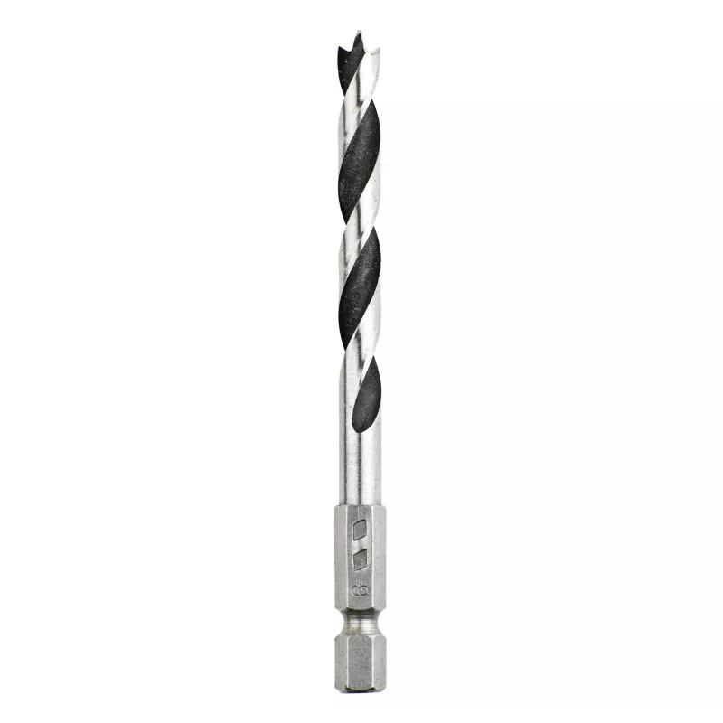kwb medienos spiralinis grąžtas 4 mm, bendras ilgis 75 mm, su centravimo smaigaliu, 1 vnt. 511904