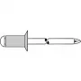 Gesipa aklinė kniedė Al/St 4x8mm įleidžiama galvutė KS 3,0-5,0mm (500 vnt. pakuotė) 1433512
