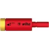 Wiha 29701200 sukimo momento adapteris TorqueVario-S, 1/4 inch šešiakampė išvestis, 133 mm