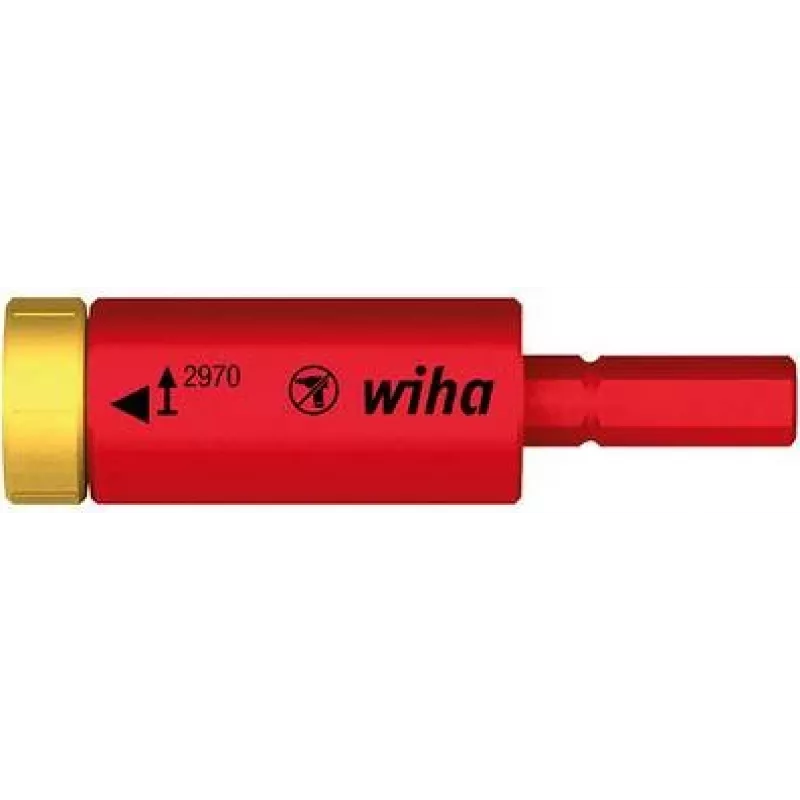 Wiha 29701200 sukimo momento adapteris TorqueVario-S, 1/4 inch šešiakampė išvestis, 133 mm