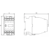 SIEMENS pagalbinis kontaktorius 62E 6NO+2NC AC230V 3TH4262-0A (3TH42620AP0)