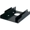 RENKFORCE HDA-252P 3,5 inch į 2x 2,5 inch HDD/SSD tvirtinimo rėmas, metalinis, juodas
