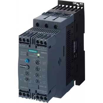 SIEMENS SIRIUS 3RW4038-1 minkšto paleidimo įrenginys, 37 kW, 72 A, 200-460 V AC, 24 V AC/DC valdymas, varžtiniai gnybtai 3RW40381BB04