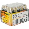 ANSMANN X-POWER Micro AAA šarminės baterijos 1,5 V - 20 vnt. pakuotė 5015671