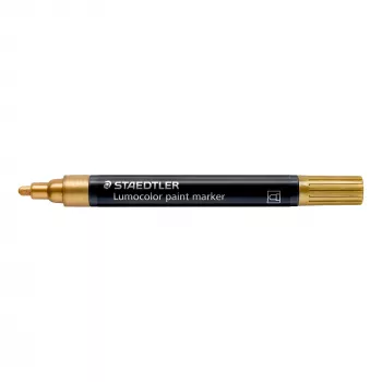 STAEDTLER Lumocolor akrilinis dažų markeris auksinis 2,4 mm apvalus antgalis 349-11