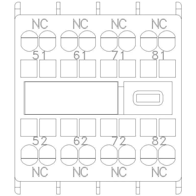SIEMENS pagalbinis kontaktų blokas 40E SB10E S00 3RH2911-2G (3RH29112GA04)