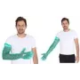 HYGOSTAR SOFTLINE LONG PLUS LDPE vienkartinės pirštinės, žalios, universalaus dydžio, elastinis rankogalis ties alkūne, lygios ir minkštos, 1 vnt. 2621