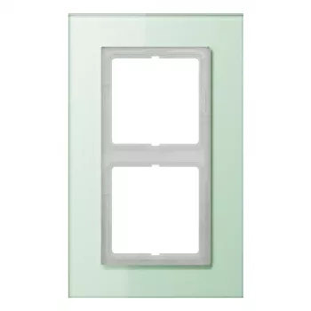 JUNG LSP 982 GLAS dvigubas stiklinis rėmelis, LS PLUS, 115 x 186 x 11 mm