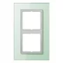 JUNG LSP 982 GLAS dvigubas stiklinis rėmelis, LS PLUS, 115 x 186 x 11 mm