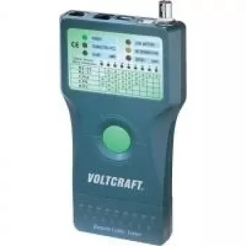 Voltcraft CT-5 daugiakanalis kabelių testeris RJ-45, BNC, RJ-11, IEEE 1394, USB