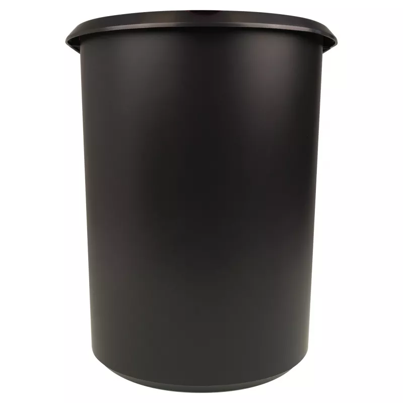 HELIT the double popieriaus atliekų šiukšliadėžė, ovali, 20 L, juoda, PE, be dangčio, 1 dalis (H6103795)