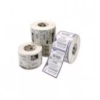 Zebra Z-Perform 1000T terminio perkėlimo popierinių etikečių ritinys - 101,6 x 101,6 mm, 127 mm išorinis skersmuo, 25,4 mm šerdis, baltos, nuolatiniai klijai, 662 etiketės/ritinyje