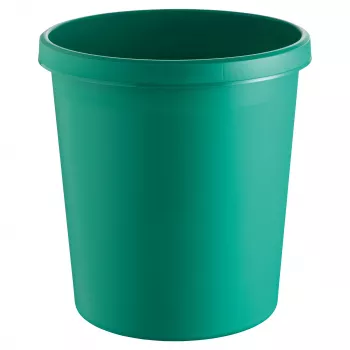 HELIT H61058-52 apvalus plastikinis šiukšlių krepšys 18L žalias
