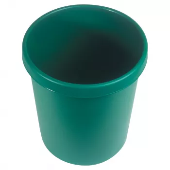 HELIT H61058-52 apvalus plastikinis šiukšlių krepšys 18L žalias