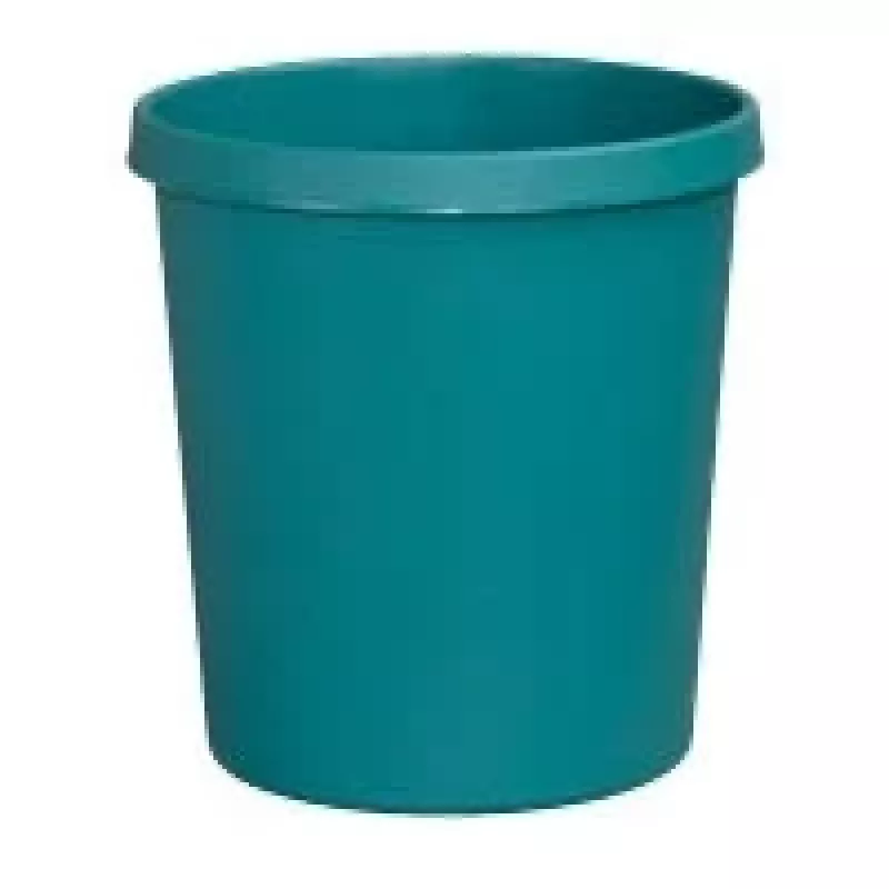 HELIT H61058-52 apvalus plastikinis šiukšlių krepšys 18L žalias
