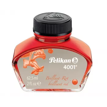 Pelikan 4001 Brilliant Red rašalo buteliukas 62,5 ml 329169