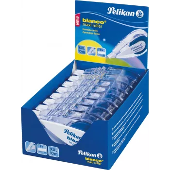 Pelikan blanco Maxi korekcinė juosta, 4,2 mm x 10 m, be tirpiklių, balta 340315