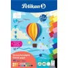 Pelikan spalvoto kartono blokas DIN A5, 40 lapų, 120 g/m², 21 spalvos, suklijuotas viršuje 300002259