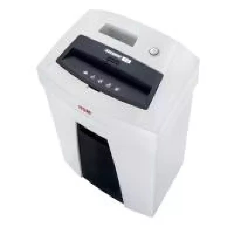 HSM SECURIO C16 dokumentų smulkintuvas su išankstiniu smulkintuvu, P-2 saugumo lygis, 6 mm juostelės, 15-17 lapų, 25 L talpa, juodas 1901111