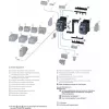 SIEMENS SIRIUS prijungimo rinkinys S0 kontaktoriams ir grandinės pertraukikliams 3RA2923-2AA1