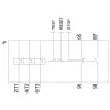 SIEMENS SIRIUS 3RU2126-1KB0 terminės apsaugos relė 9,0-12,5A Class 10, varžtiniai gnybtai, 1NO+1NC