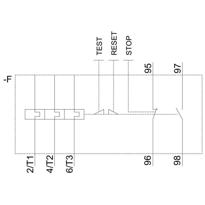 SIEMENS SIRIUS 3RU2126-1KB0 terminės apsaugos relė 9,0-12,5A Class 10, varžtiniai gnybtai, 1NO+1NC