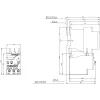 SIEMENS SIRIUS 3RU2126-1KB0 terminės apsaugos relė 9,0-12,5A Class 10, varžtiniai gnybtai, 1NO+1NC