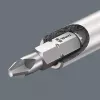 Wera 05073406001 nerūdijančio plieno atsuktuvų antgalių rinkinys, 7 dalių, Phillips PH1/PH2, Pozidriv PZ1/PZ2, plokščias 1,0x5,5, Hex-Plus 4/5 mm, 1/4 colio šešiabriaunis kotas, 25 mm ilgio