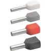 Klauke 87313 dviguba gnybtų įvorė 2 x 0,75 mm² pilka